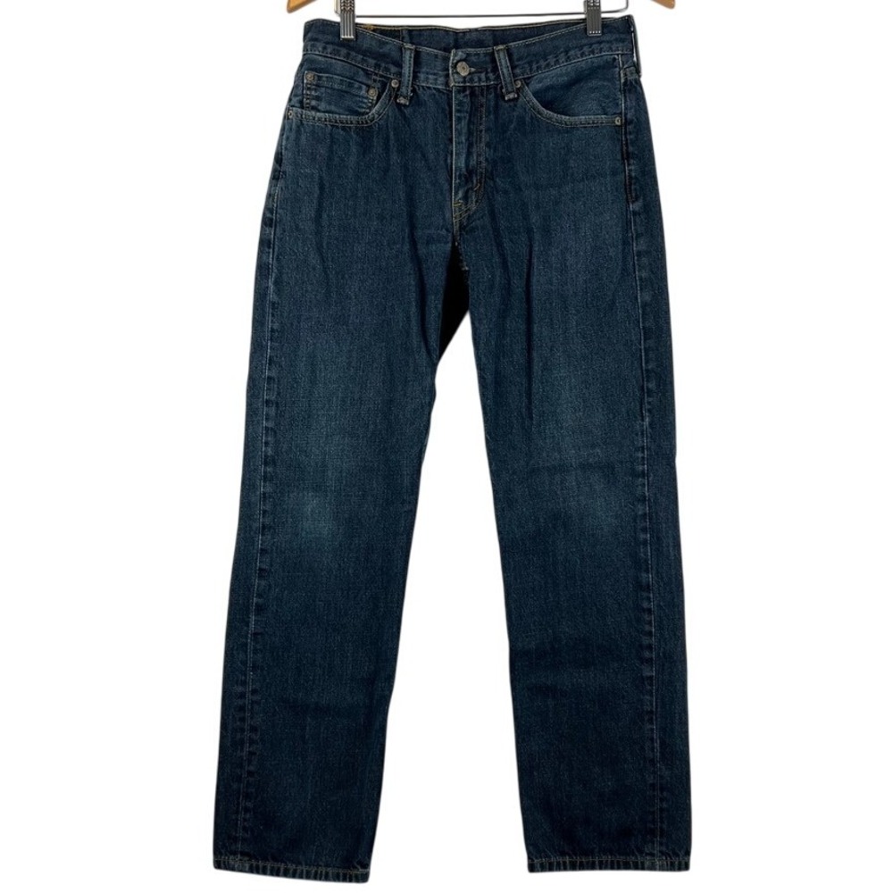 Levis 514 Jeans Men 32x32 Straight Fit Jeans Dark‎ Wash Denim Pants